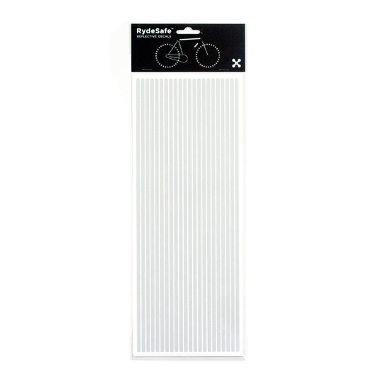 RydeSafe Reflective pinstripes Stickers - jumbo - white