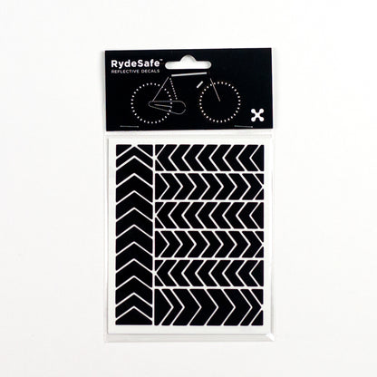 RydeSafe Reflective Decals - Chevron Kit - Small (Black)