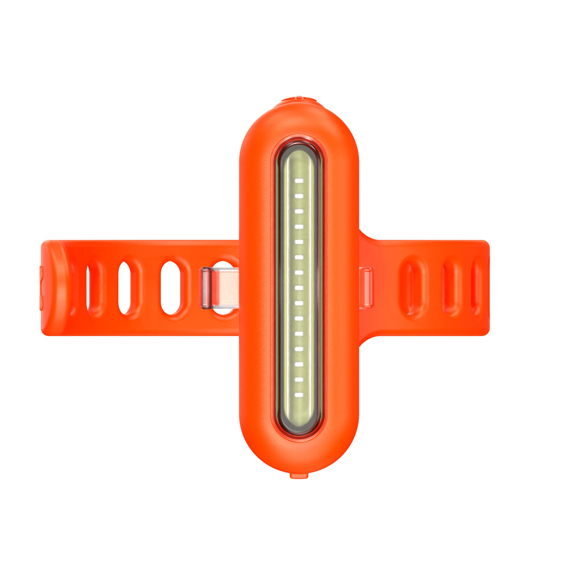 rydesafe orange bike light head tube bike light