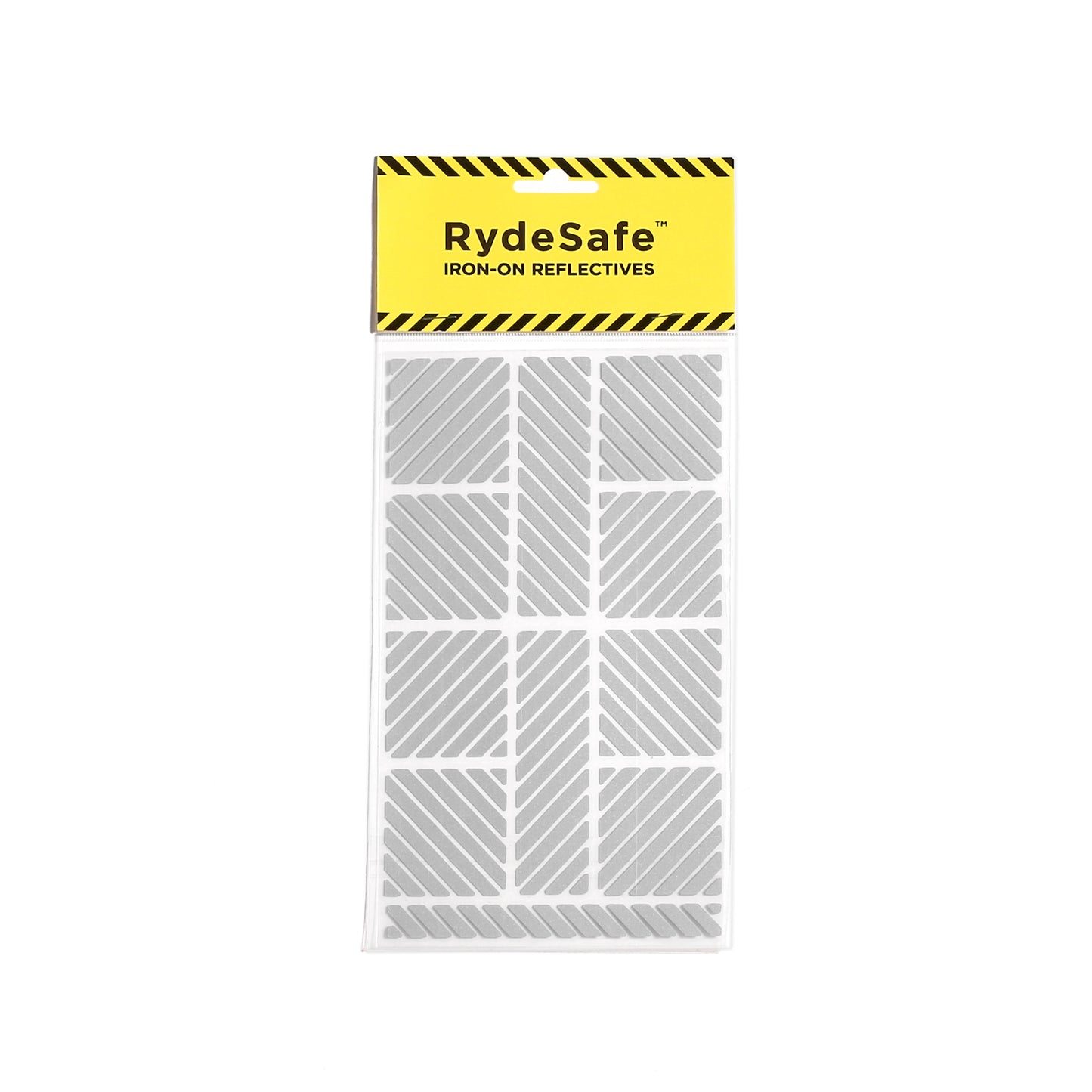 a sheet of sticker made with reflective 3m tape to customize fabric clothing and gear to make you safer at night