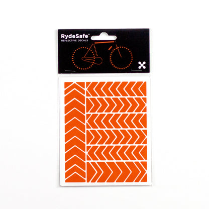 RydeSafe Reflective Decals - Chevron Kit - Small (Orange)