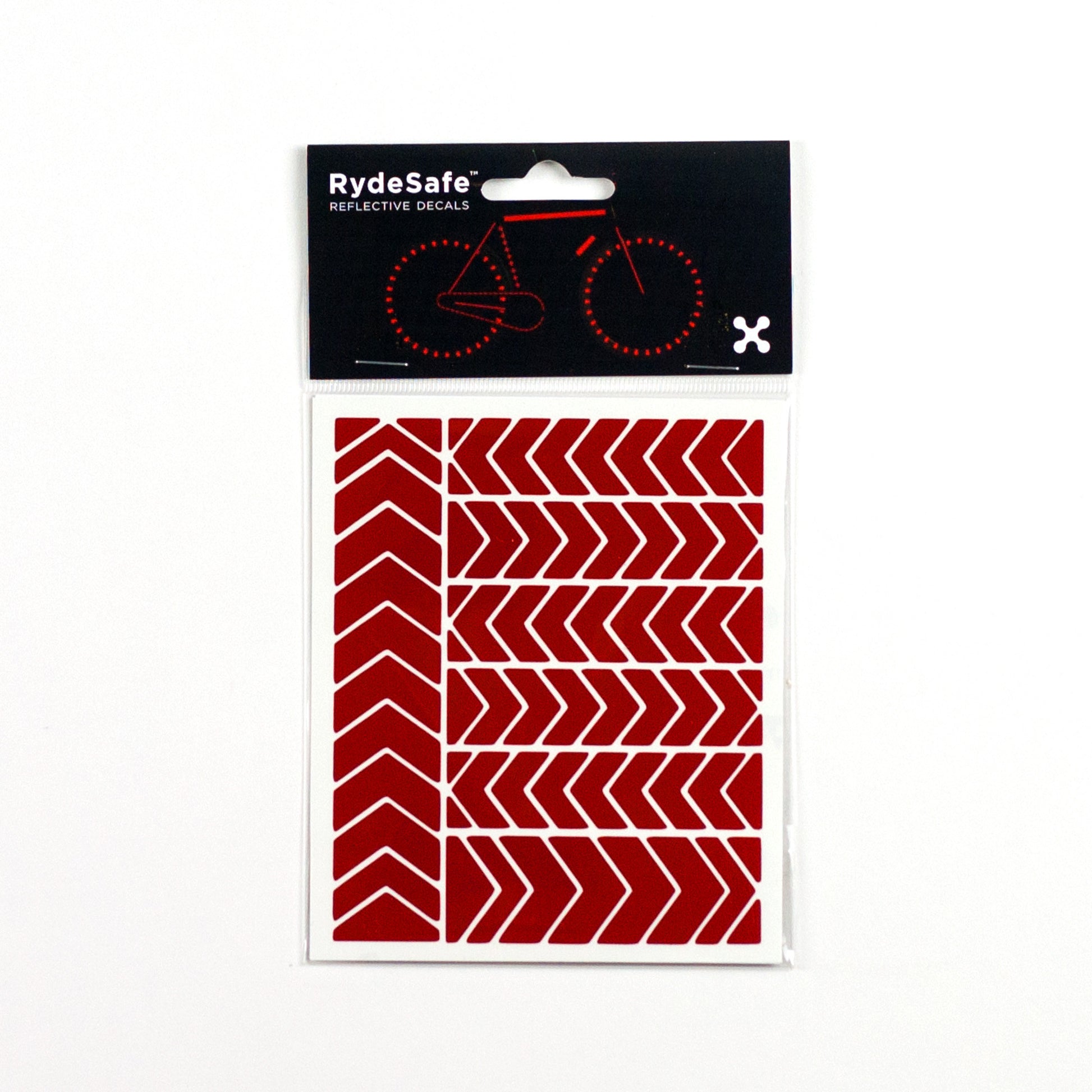 RydeSafe Reflective Decals - Chevron Kit - Small (Red)