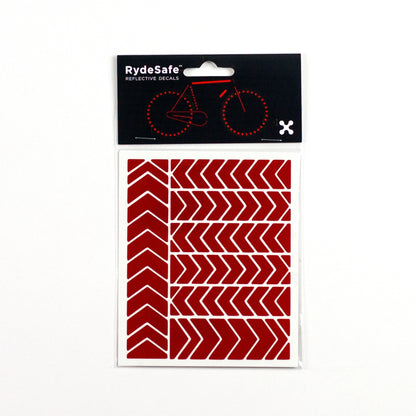 RydeSafe Reflective Decals - Chevron Kit - Small (Red)