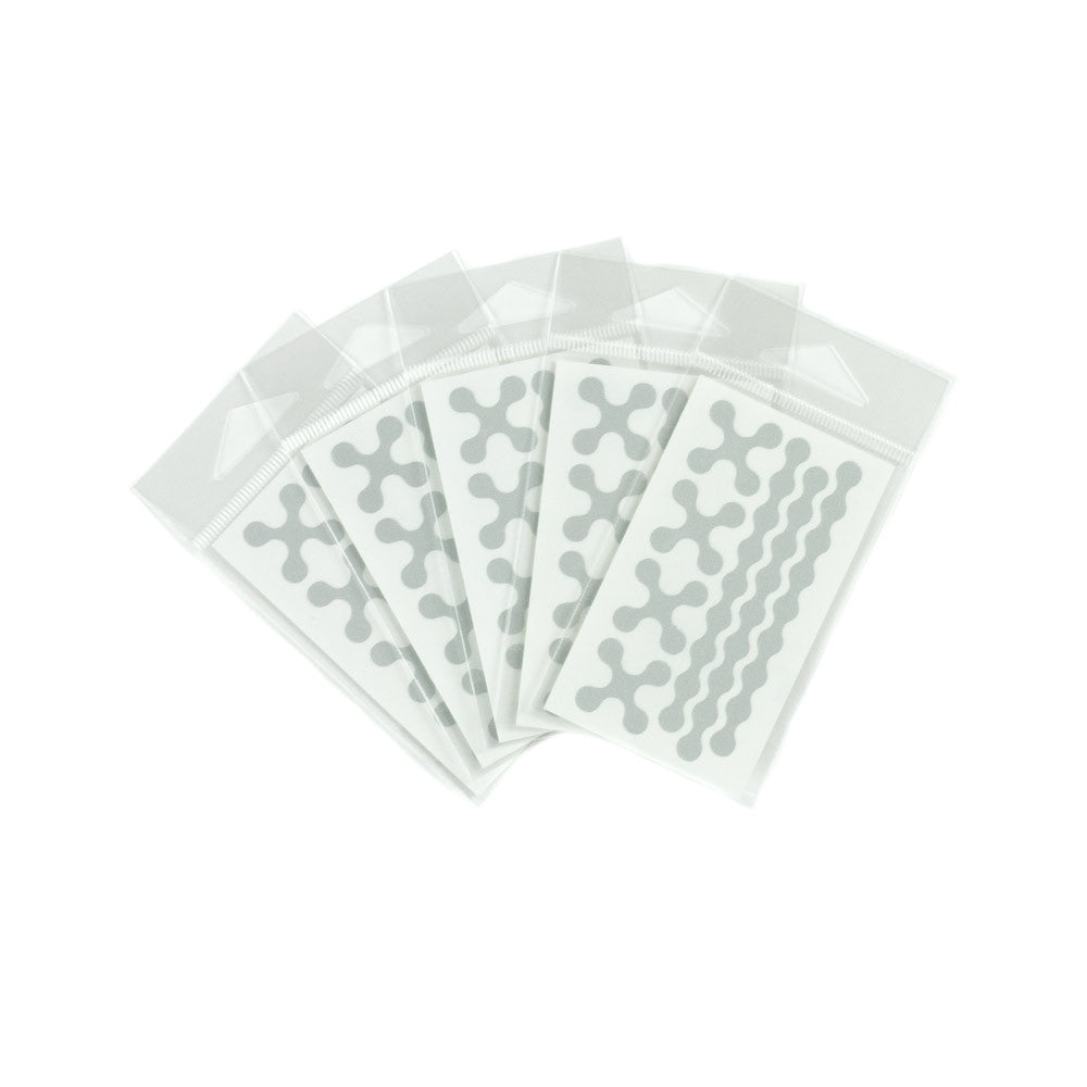 RydeSafe Reflective Decals - Modular Mini 5 Pack (white)