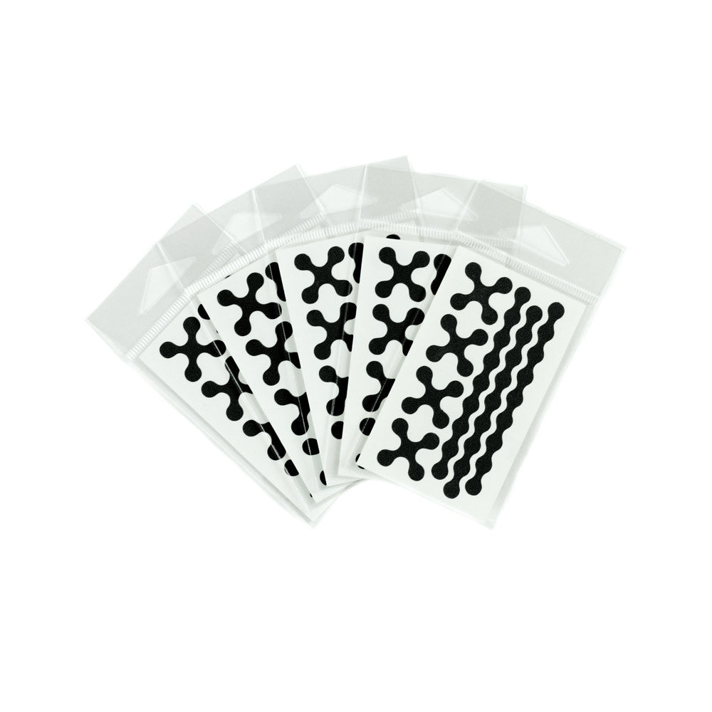 RydeSafe Reflective Decals - Modular Mini 5 Pack (black)