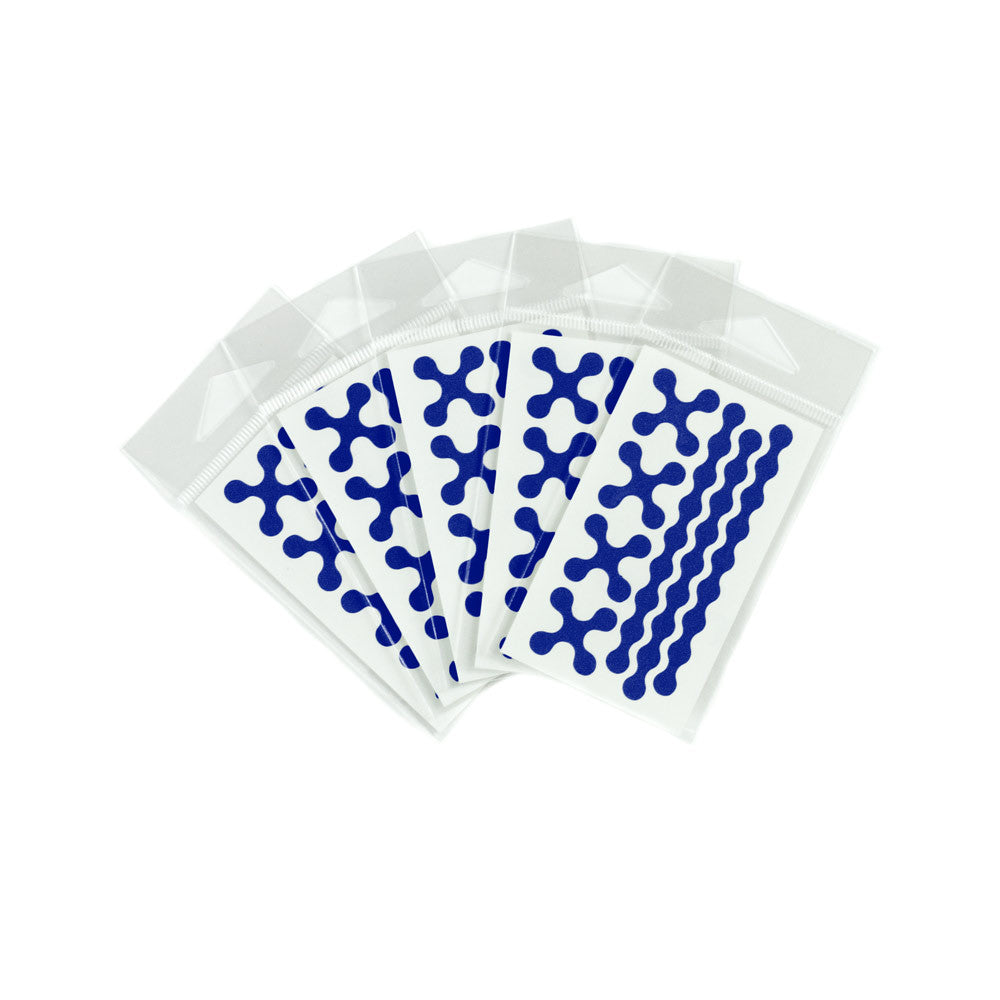 RydeSafe Reflective Decals - Modular Mini 5 Pack (blue)