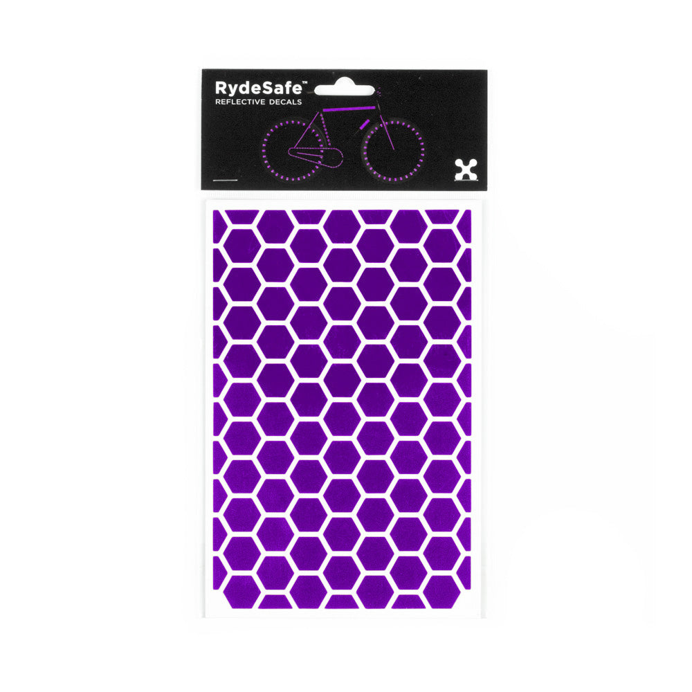 RydeSafe Reflective Stickers | Hexagon Kit - Large