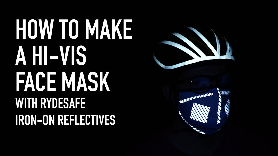 Hi-Vis Reflective Mask How-To: RydeSafe Iron-On Reflectives Kit (Made With 3M Scotchlite)