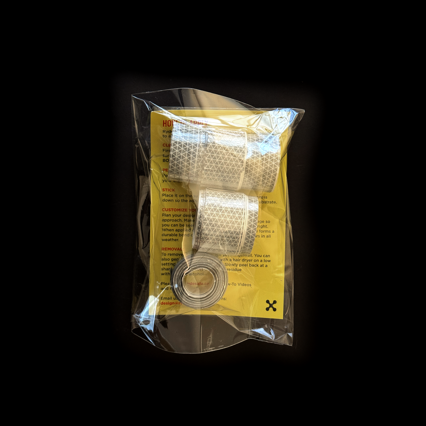 RydeSafe Half Pound Bag of Reflective Tape (8+ oz. each)