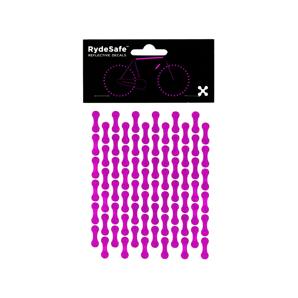 RydeSafe Reflective Stickers | Chain Wrap Kit