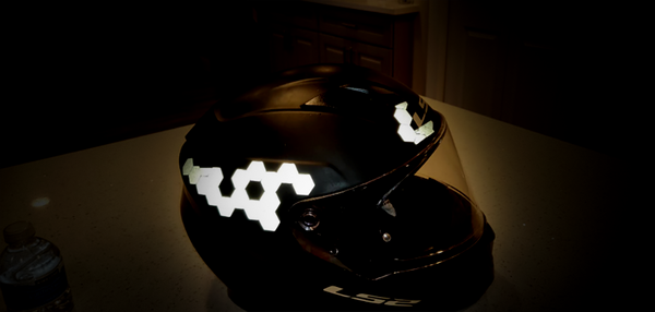bike helmet reflectors RydeSafe Reflective Stickers