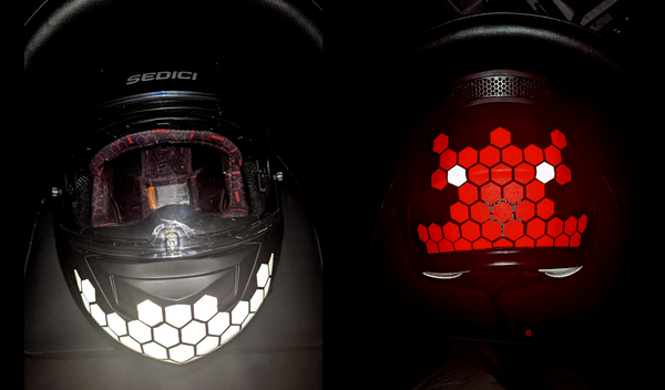 bike helmet reflectors RydeSafe Reflective Stickers
