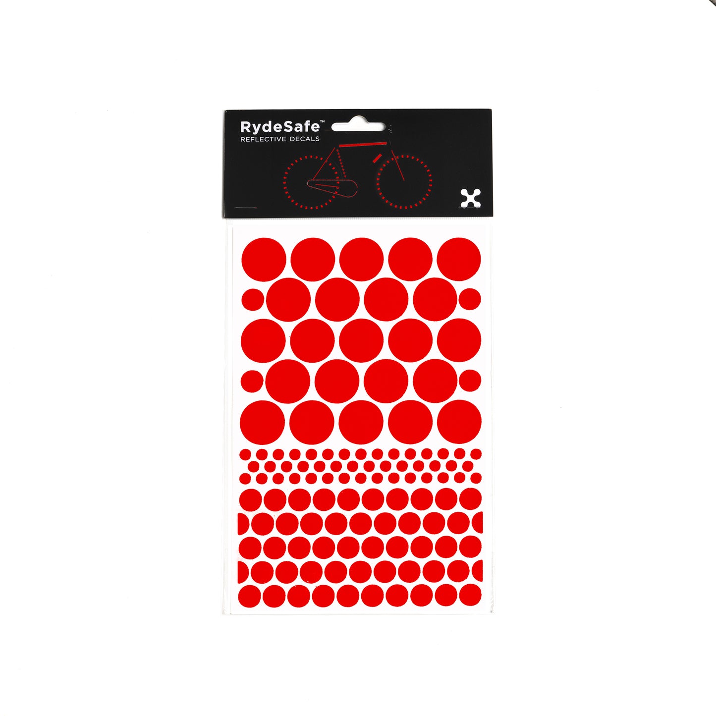 RydeSafe Reflective Stickers | Multi Dots Kit - Large
