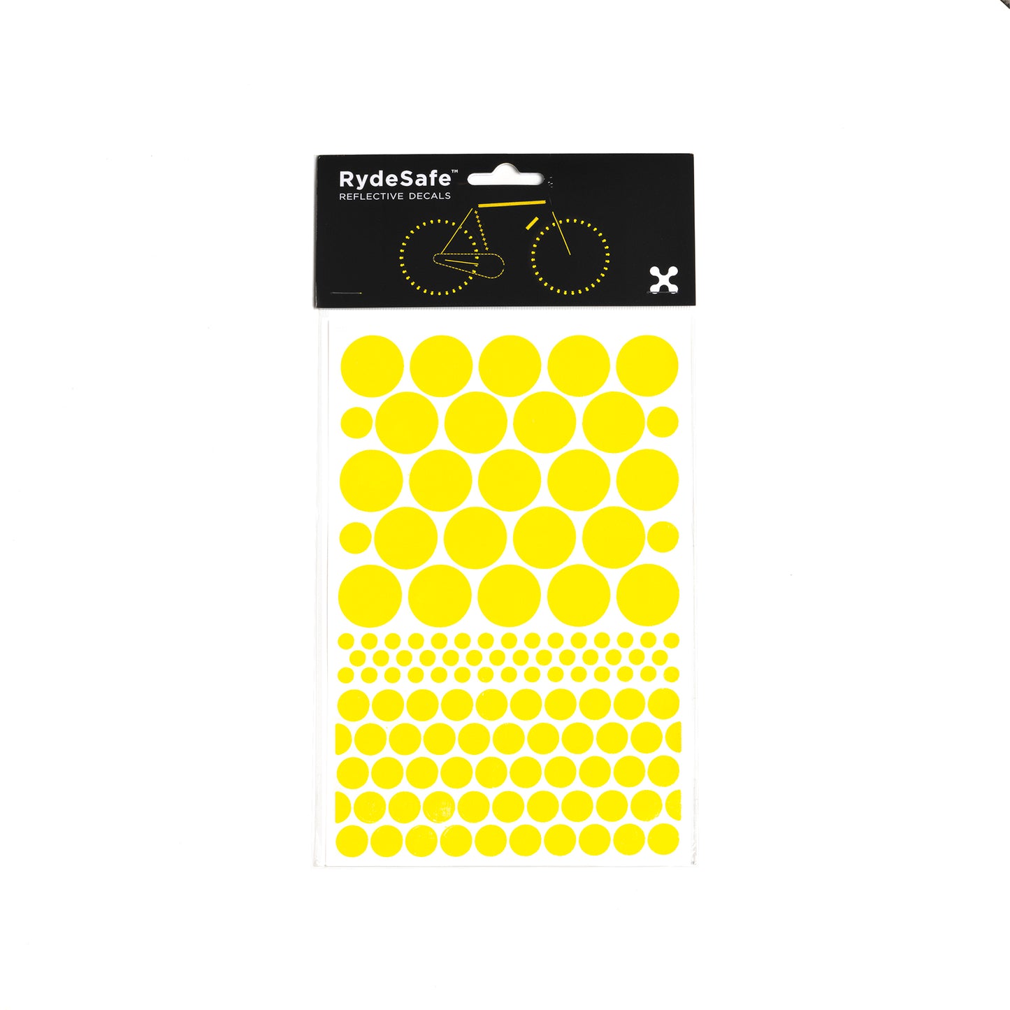 RydeSafe Reflective Stickers | Multi Dots Kit - Large