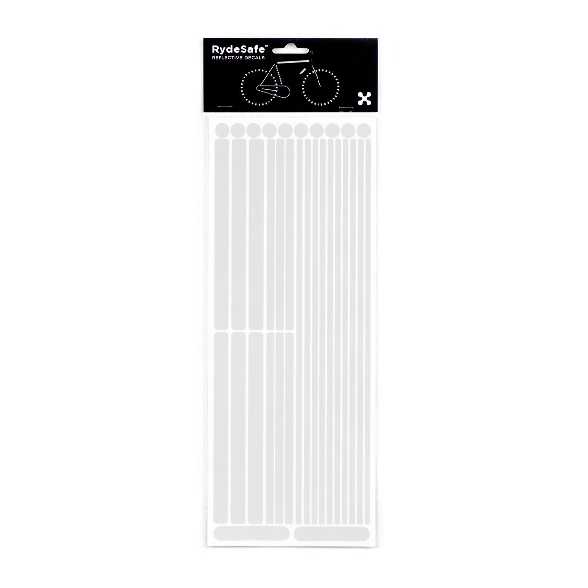 Rydesafe Reflective Decals - Modular Kit - Jumbo White RydeSafe ...