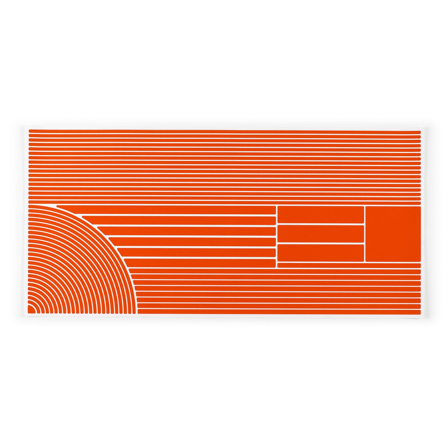 RydeSafe Reflective Stickers Multi-Shape Kit - XL orange