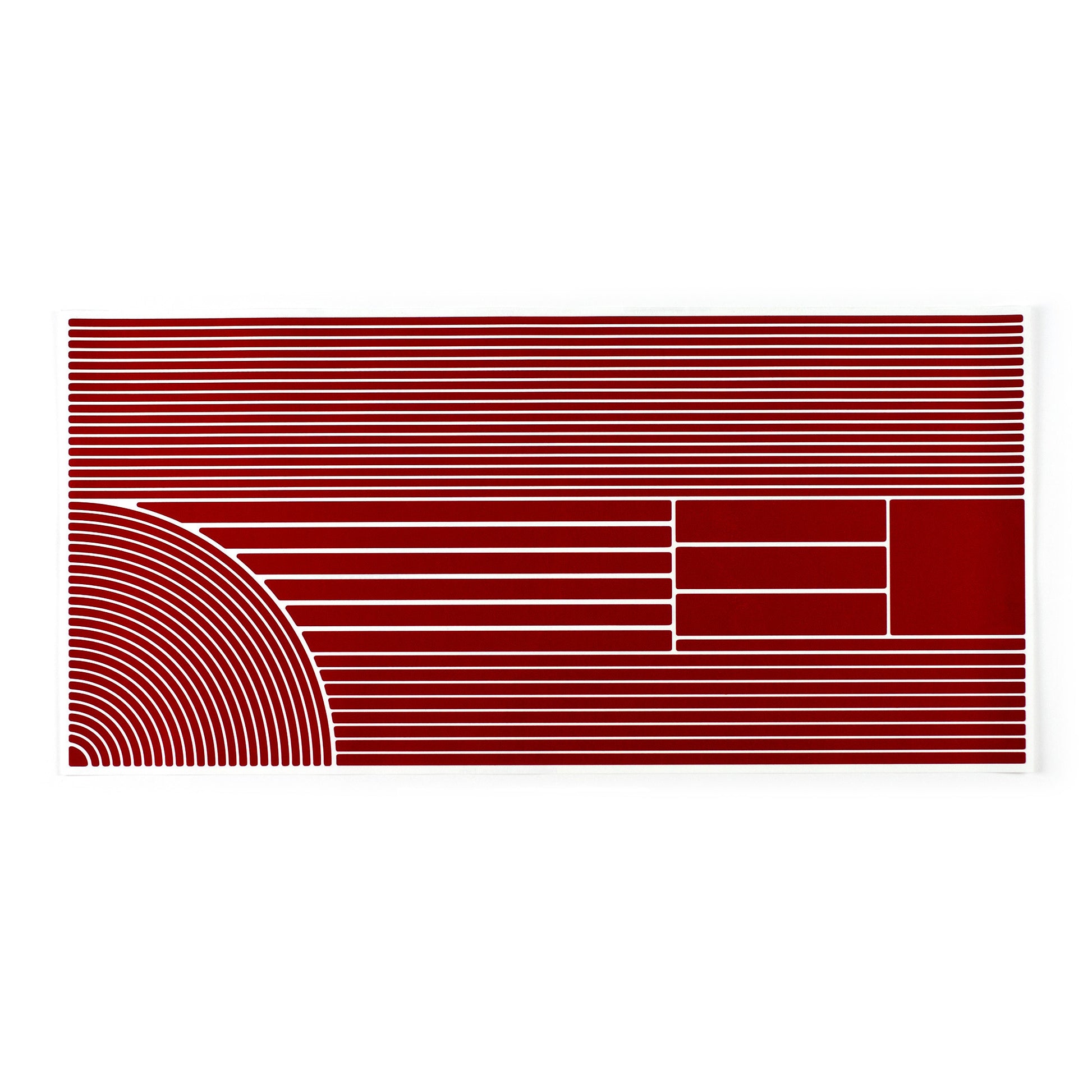 RydeSafe Reflective Stickers Multi-Shape Kit - XL red