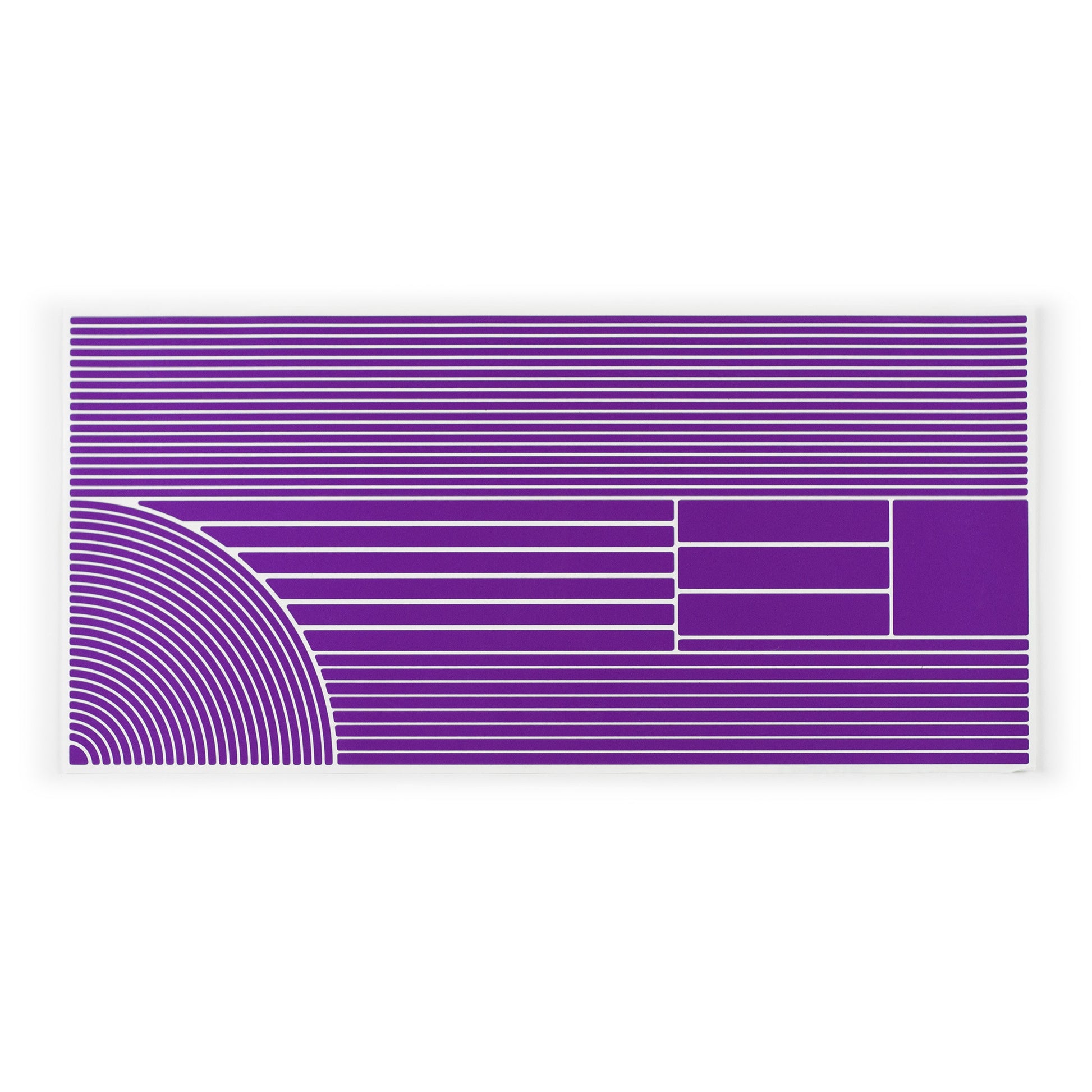 RydeSafe Reflective Stickers Multi-Shape Kit - XL violet