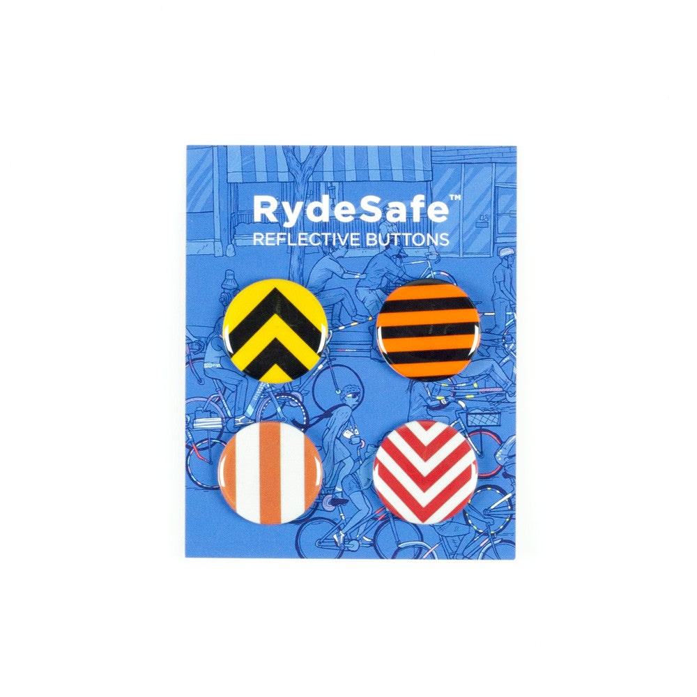 RydeSafe Reflective Button Kits - (4 PACK)