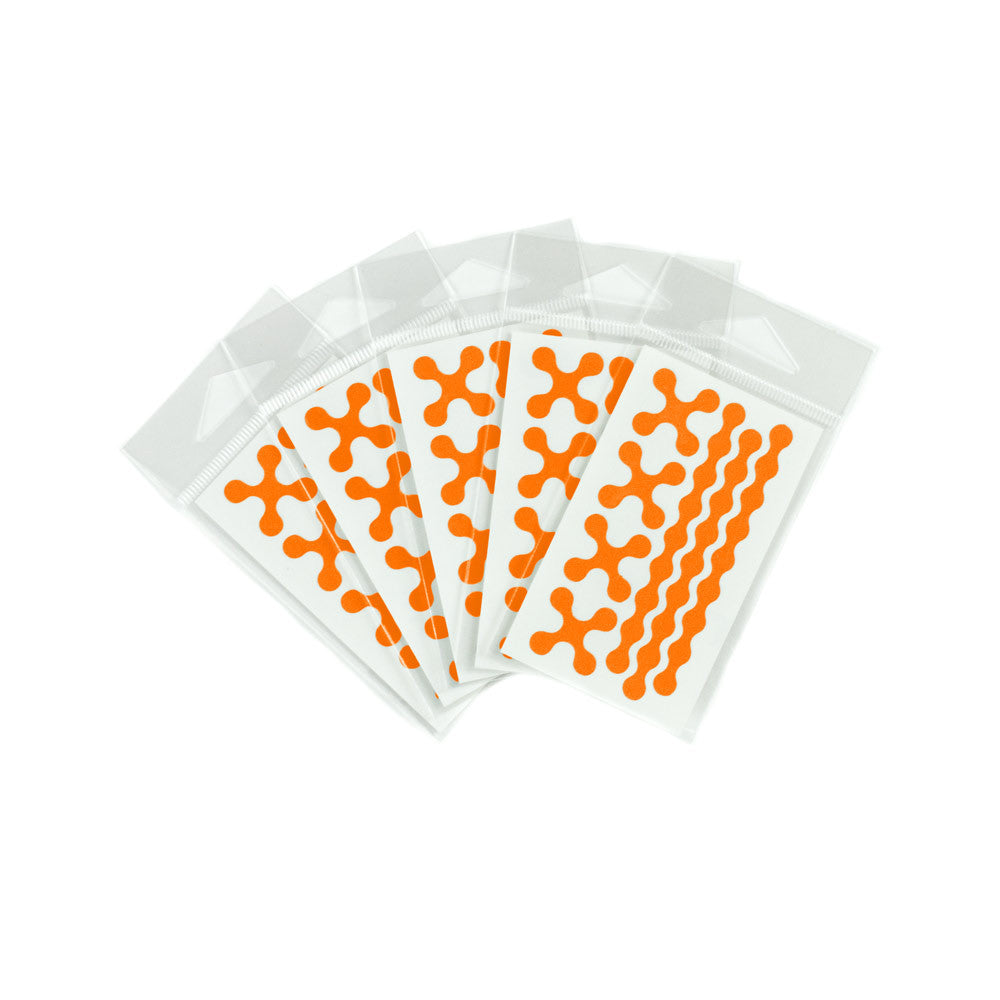 RydeSafe Reflective Decals - Modular Mini 5 Pack (orange)